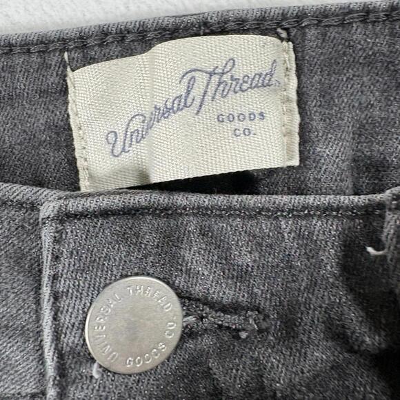 Universal Thread High Rise Skinny Women’s Gray Jeans 4S Stretch Denim - Picture 4 of 9